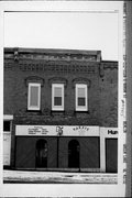 110-112-112A E HURON ST, a Italianate small retail building, built in Berlin, Wisconsin in 1893.