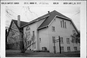 272 E HURON ST, a Late Gothic Revival house of worship, built in Berlin, Wisconsin in 1914.