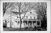 217 E PARK AVE, a Greek Revival house, built in Berlin, Wisconsin in 1854.