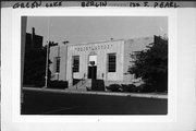 122 S PEARL ST, a Art/Streamline Moderne post office, built in Berlin, Wisconsin in 1936.