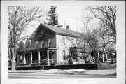 118 SPRING ST, a Greek Revival house, built in Berlin, Wisconsin in 1854.