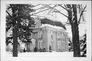 170 N WISCONSIN ST, a Second Empire house, built in Berlin, Wisconsin in 1881.