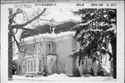 170 N WISCONSIN ST, a Second Empire house, built in Berlin, Wisconsin in 1881.