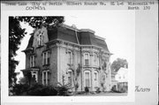 170 N WISCONSIN ST, a Second Empire house, built in Berlin, Wisconsin in 1881.