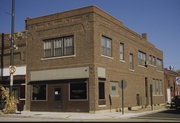 201 N IOWA ST, a Commercial Vernacular small retail building, built in Dodgeville, Wisconsin in 1922.
