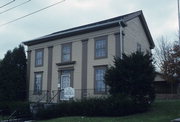 110 FRONT ST, a Greek Revival social recreational/fraternal hall, built in Mineral Point, Wisconsin in 1838.