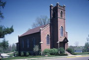 403 HIGH ST, a Early Gothic Revival house of worship, built in Mineral Point, Wisconsin in 1845.
