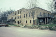 1 WATER ST, a Federal lodging-hotel, built in Mineral Point, Wisconsin in 1860.