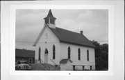 CHURCH ST, N SIDE, .1 MILE W OF COUNTY HIGHWAY G IN THE HAMLET OF MIFFLIN, a Early Gothic Revival church, built in Linden, Wisconsin in 1880.