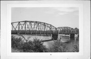 HIGHWAYS 130/133 ACROSS THE WISCONSIN RIVER, a NA (unknown or not a building) bridge, built in Clyde, Wisconsin in 1942.