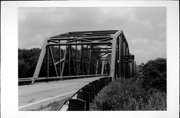 US HIGHWAY 14 OVER THE WISCONSIN RIVER, a NA (unknown or not a building) overhead truss bridge, built in Arena, Wisconsin in 1949.
