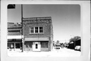 201 N IOWA ST, a Commercial Vernacular small retail building, built in Dodgeville, Wisconsin in 1922.