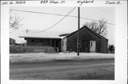 883 MAIN ST, a Queen Anne depot, built in Highland, Wisconsin in .
