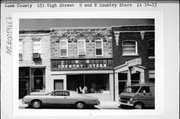 151 HIGH ST, a Italianate small retail building, built in Mineral Point, Wisconsin in 1874.