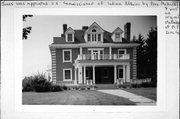 215 RIDGE ST, a Colonial Revival/Georgian Revival house, built in Mineral Point, Wisconsin in 1906.