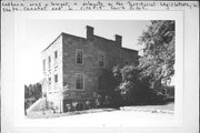 320 TOWER ST, a Federal house, built in Mineral Point, Wisconsin in 1854.