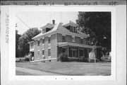 503 S WISCONSIN ST, a American Foursquare house, built in Mineral Point, Wisconsin in 1912.