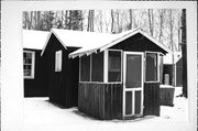 BOOT LAKE LODGE AT BOOT LAKE, a Rustic Style Domestic - outbuilding, built in Sherman, Wisconsin in 1941.