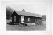 E SIDE OF OLD TEN RD .4 MI N OF US HIGHWAY 51, a Side Gabled sauna, built in Oma, Wisconsin in 1900.