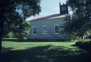 N6364 COUNTY HIGHWAY Q, a Greek Revival house of worship, built in Aztalan, Wisconsin in 1852.