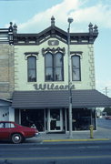 100 N MAIN ST, a Italianate retail building, built in Fort Atkinson, Wisconsin in 1883.