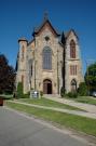 400 DOTY ST, a Early Gothic Revival church, built in Mineral Point, Wisconsin in 1871.