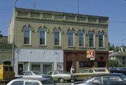 109-111 MILWAUKEE ST, a Italianate large retail building, built in Jefferson, Wisconsin in 1884.