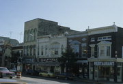 109-111 S MAIN ST, a Early Gothic Revival small retail building, built in Jefferson, Wisconsin in 1877.