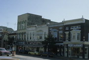 109-111 S MAIN ST, a Early Gothic Revival retail building, built in Jefferson, Wisconsin in 1877.