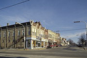 103-107 N MONROE ST, a Commercial Vernacular general store, built in Waterloo, Wisconsin in 1885.