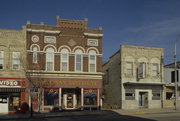129 N MONROE ST, a Commercial Vernacular general store, built in Waterloo, Wisconsin in 1897.