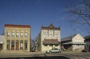 145-147 N MONROE ST, a Commercial Vernacular large retail building, built in Waterloo, Wisconsin in 1883.