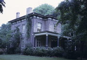 802 Clyman St., a Italianate house, built in Watertown, Wisconsin in 1855.