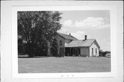 N1572 BINGHAM ROAD, a Gabled Ell house, built in Sumner, Wisconsin in 1862.