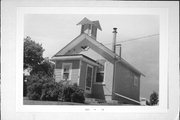 W4444 LOWER HEBRON ROAD, a Front Gabled school-one to six room, built in Hebron, Wisconsin in 1880.