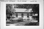 N3634 OAKLAND RD, a Front Gabled school-one to six room, built in Oakland, Wisconsin in 1878.