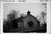 N4751 N HELENVILLE ROAD, a Romanesque Revival social recreational/fraternal hall, built in Jefferson, Wisconsin in 1903.
