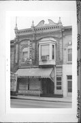 107-109 N MAIN ST, a Queen Anne small retail building, built in Jefferson, Wisconsin in 1892.