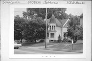 158 N MAIN ST, a Queen Anne house, built in Jefferson, Wisconsin in 1890.