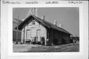 1213 S Main St, a Italianate depot, built in Lake Mills, Wisconsin in 1895.