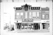 103-107 N MONROE ST, a Commercial Vernacular general store, built in Waterloo, Wisconsin in 1885.
