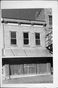 108 S 2ND ST, a Italianate small retail building, built in Watertown, Wisconsin in 1856.