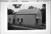901 S 6TH ST, a Greek Revival house, built in Watertown, Wisconsin in 1861.