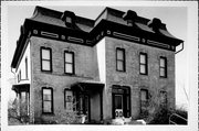 114-116 N CHURCH ST, a Second Empire house, built in Watertown, Wisconsin in 1877.