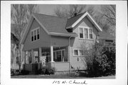 115 N CHURCH ST, a Bungalow house, built in Watertown, Wisconsin in 1922.