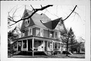 803 Clyman St., a Queen Anne house, built in Watertown, Wisconsin in 1896.