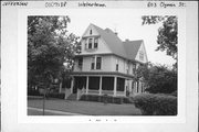 803 Clyman St., a Queen Anne house, built in Watertown, Wisconsin in 1896.