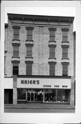 107/109 E MAIN ST, a Italianate large retail building, built in Watertown, Wisconsin in 1855.