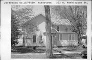202 N WASHINGTON ST, a Gabled Ell house, built in Watertown, Wisconsin in 1880.