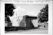 VOLK FIELD CRTC, a Astylistic Utilitarian Building industrial building, built in Camp Douglas, Wisconsin in 1956.
